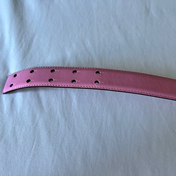 Moschino logo leather belt main image 4